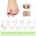 Gel Bunion Toe Separators | Silicone Spacers for Overlapping Toes | Breathable Foot Pain Relief for Men & Women - Buy Online on GoSupps.com