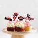 Bekaterea 12PCS 2024 Graduation Hats Cupcake Toppers Graduation girl cake decoration 2024 Grad Graduation Appetizer Dessert Decoration Picks Perfect for Graduation Party mini Cake Decorating Black Gold12 - Buy Online on GoSupps.com