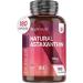 Astaxanthin 8mg (180 Vegan Capsules) High Strength Antioxidant Supplement - Buy Online on GoSupps.com