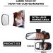 360 Rotatable Baby Car Mirror - Secure Rear Seat View for Infants & Pets | Universal Fit - Buy Online on GoSupps.com