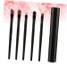 FRCOLOR 5pcs Black Rifle Coffee Eyeshadow Brush Kit | Premium Horse Hair Eye & Liner Brushes with Case | Ideal Cosmetic Tools for Makeup Enthusiasts - Buy Online on GoSupps.com