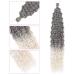 Deep Twist Crochet Hair - 22 Inch Synthetic Ombre Kinky Curl Extensions | 3 Packs Waterwell Twist Braided Hairstyles - Buy Online on GoSupps.com
