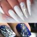 4Jars Pearl Shiny Silver Nail Glitter Powder - White Chrome Glitter Pigment for DIY Manicure - Buy Online on GoSupps.com