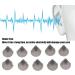 Buy Washable Soft Silicone Hearing Aid Shields - 10 Pack Removable Static-Free Dome Earplugs - Buy Online on GoSupps.com