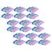 Zerodeko 24 Pairs Disposable Slippers Spa Slippers Foam Shower Slippers Anti-slip Beauty Salon Slippers Disposable Flip-flops Disposable Foam Slippers Pedicure Sandals Eva Travel