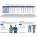 Strictly Scrubs Stretch Women's 4-Way Stretch Scrub Set - XS-3X, 15 Colors - V-Neck Top and Pant Included | X-Large Petite, Pewter - Buy Online on GoSupps.com