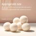 Premium XL Dryer Balls 6-Pack | Reusable Wool Laundry Softener | Anti-Static Solution for Clothes Drying - White - Buy Online on GoSupps.com