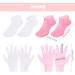 Moisturizing Gloves 4 Pairs Silicone Moisturizing Gloves & Socks Set Spa Socks and Gloves Hands Feet Skin Care High Elasticity Reusable Gloves and Socks for Foot Hand Softening Dry Cracked - Buy Online on GoSupps.com