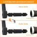 Arkham Bicycle Mirror - Extra Large HD Real Glass Rearview Mirror for E-Bikes & Bicycles | Universal Fit 15-20mm Left Handlebar - Buy Online on GoSupps.com