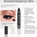 Makeup Remover Pen with 3 Replacement Heads - Travel-Friendly Corrector Stick for Lipstick, Eyeliner, Mascara Smudges - Instant Touch Up for Eye Makeup - Buy Online on GoSupps.com