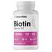 Bucked Up Biotin (Vitamin B7) 10 000IU Essentials 120 Softgel Capsules 120 Servings - Easy to Take - Gluten Free Vegetarian Non-GMO
