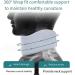Honhoha Neck Cradle - Adjustable Neck Support & Relief | Soft Cervical Wrap for Pain & Comfort - Buy Online on GoSupps.com