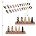 Belicey Black French Press on Nails - Medium Length Luxury Stick on Coffin Nails with Golden Bling Stripes - Full Cover Exquisite Design for Women and Girls - Buy Online on GoSupps.com
