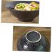 ABOOFAN Japanese Ramen Bowl Salad Bowl Condiment Containers Ceramic Dishes Ramen Dish Boot Flower Pot Kitchen Bowls Football Chin Strap Pasta Container Seasoning Plate Vintage - Buy Online on GoSupps.com