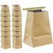 Healvian Kraft Paper Bags 75 Pcs Vomit Bag Travel Light Brown Kraft Paper Mini Trash Bags - Buy Online on GoSupps.com