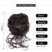 AISI Beauty Messy Bun Hair Extension Updo with Elastic Band (Black Brown) - Buy Online on GoSupps.com