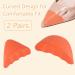 2 Pairs Shoe Inserts - Make Shoes Smaller Toe Filler & Spacers for Loose Shoes (Orange - Buy Online on GoSupps.com