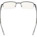 CessBlu Half-Rim Blue Light Filter Glasses for Men & Women - Anti Glare UV Protection for Reading & Computer Use - 0.75x Black - Buy Online on GoSupps.com