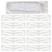 Guapa Disposable Eyebrow Design Stencil & Airbrush Tint Stickers - Easy Application for Perfect Brow Shaping | 3 Shapes Available - Buy Online on GoSupps.com