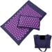 Dunlap Massage Cushion - Getinfit Acupressure Mat & Pillow for Yoga - Rose Red | Natural Coconut Palm Massage Therapy - Buy Online on GoSupps.com