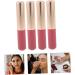 PLAFOPE 4pcs Lip Brush Women Makeup Brush Highlight Brush Lip Gloss Wands Lip Mask Applicator Lip Makeup Brush Eyebrow Brush Lip Applicators Brush Miss Shadow Brush Lips Pink Wood - Buy Online on GoSupps.com