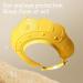 Baby Shower Cap Shield Waterproof Safety Soft Silicone Kids Bathing Shampoo Hat Adjustable Cute Crown Pattern Shower Cap for 0-9 Years Old Children Boys Girls Eye and Ear Protection (Yellow) - Buy Online on GoSupps.com