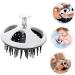 Magiclulu 5-St Shampoo Comb & Scalp Massage Device | Silicone Peeling Brush for Hair Care | Universal PP Bathing Brush for Men & Women - Buy Online on GoSupps.com