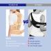 Back Brace Posture Corrector - Adjustable Support for Neck & Shoulders Pain Relief | Large Pink for Men & Women - Buy Online on GoSupps.com