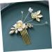 minkissy 4 Sets Hair Accessories Rhinestone Wedding Hair Bride Hair Comb Wedding Bride Bridal Flower Headpiece Decorative Hair Comb Flower Headdress Rhinestones Bridesmaid Zinc Alloy - Buy Online on GoSupps.com