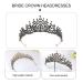 Minkissy Baroque Crystal Hair Crown | Elegant Baroque Style Headpiece for International Shipping - Buy Online on GoSupps.com