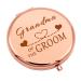 Grandma of The Groom Gifts Engagement Gifts for Women Compact Mirror Grandma Wedding Gift Thank You Gift Folding Makeup Mirror for Grandmother Nana Wedding Party Gifts