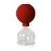 Cupping glass with suction ball 55mm for professional medical fireless cupping hand -blown hand -blown cupping glass cupping glasses Lauschaer glass The original