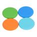 4PCs infant tooth toy sensory caustle guttapercha soothing gums silicone sensory chewing baby bake ring green blue orange sky blue