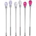 Nail Tools Light Therapy Gel Stir Bar Nail Stir Bar Powder Mixing Stirrer Stick Powder Transparent Red Tri-color Optional(red) - Buy Online on GoSupps.com