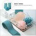 Buy Beaupretty 3-Piece Bath Towel Set | Exfoliating Gloves & Sponges | Cloud Velvet Bath Ball - Ideal for Luxurious Showers | Lake Blue | International Shipping Available - Buy Online on GoSupps.com