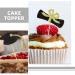 Luxshiny 10 Sets Graduation Cupcake Toppers 2024 Graduation Cake Topper Class of 2024 Graduation Gold Glitter Double-sided Grad Cap Cake Toppers for Graduation - Buy Online on GoSupps.com