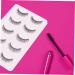 minkissy 15 Pairs Short False Eyelashes Fake Cosmetic Eyelashes Art Eyelashes Makeup Brishes Toiletries Natural Look Eyelashes Extension Lashes False Lashes Artificial Fiber 3d Glue Fluffy - Buy Online on GoSupps.com