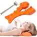 Therapy-trigger-point massage device trigger point Massage device shoulder and neck fatigue alleviate relax body and mind (orange) is delivered with a retractable itching scraper