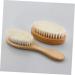 Hemoton Baby Bath Set - Bamboo Wooden Handle Toddler Hair Brush and Shower Massage Brush - Soft White Baby Suit - 18x5CM - Buy Online on GoSupps.com