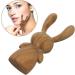 Shop Minkissy Natural Rabbit Shape Sandalwood Gua Sha Massage Tools for Eyes & Face - Enhancing Beauty & Relaxation - Buy Online on GoSupps.com