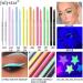 INTEROOKIE Colorful UV Fluorescent Gel Eyeliner Pen Waterproof Oil-Resistant Non-Staining Beauty Makeup with Pearlescent Eyeliner Pen (J97) - Buy Online on GoSupps.com
