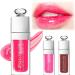 AOOWU Tinted Plumping Lip Oil - Long Lasting Moisturizing Gloss for Women - Buy Online on GoSupps.com