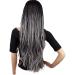 SHIYID Braided Box Braids Wig | Synthetic Lace Front Wig for Women | Black & Gray | Heat Resistant Hi-Temperature Fiber - Buy Online on GoSupps.com