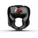 Sanjoin Safety Head Guard - One Size Fits All Ages | Closed Type Boxing Helmet for Sparring, MMA, Muay Thai | Black Head Protection - Buy Online on GoSupps.com