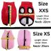 Waterproof XXS Dog Coat Padded Fleece Zip Up Coat Chihuahua Puppy Tiny Toy Clothes Teacup Miniature Tiny Breeds (Pink XXS) XXS: Tiny Miniature Size e.g. Newborn Chihuahua Pink - Buy Online on GoSupps.com