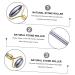Mikinona Gold Facial & Body Massager | Anti-Wrinkle Skin Care Kit | Facial Roller & Muscle Roller Tool - Buy Online on GoSupps.com