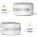 ONLAKE Portable White Noise Machine with 11 Soothing Sounds & Night Light - USB Rechargeable for Travel - 32 Volume Levels - Timer - Sleep Sound Machine for Baby Kids Adults - Grey - Buy Online on GoSupps.com