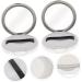  Angoily Angoily 6 Pieces Empty Powder Box Empty Loose Powder Container Makeup Container Kits Container with Puff Travel Powder Box Powder Puff Box Loose Powder Compact Container Colorful - Buy Online on GoSupps.com