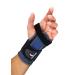 MUELLER Sports Medicine Reversible 3-in-1 Wrist Brace with Splint For Men and Women Black/Blue One Size