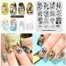 KADS Nail Art Stamping plate Nail Template Nail Art Design Tool Nail DIY Design Image Plate (GE011) - Buy Online on GoSupps.com
